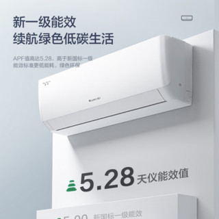 GREE 格力 大1匹天仪 新1级能效变频 壁挂式卧室空调挂机KFR-26GW/(26504)FNhAa-B1