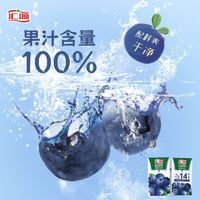 汇源 蓝莓混合汁 100%果汁 125ml*6盒