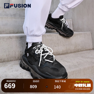 FILA FUSION 斐乐潮牌男鞋休闲鞋时尚情侣户外运动鞋QD96熔岩鞋