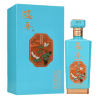 筑春 瑞鹤报春 53度 酱香型白酒 500ml