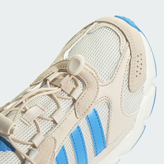 adidas「制噪者」CRAZYCHAOS 2000复古休闲老爹鞋男女大童阿迪达斯 汉玉白/蓝/奇妙白 38.5码