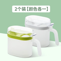 CHAHUA 茶花 塑料油壶防漏家用装油瓶酱油瓶倒油瓶厨房用品醋壶小油罐 500ML油壶