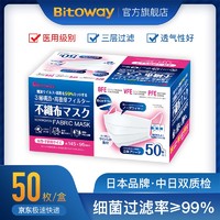 Bitoway 日本Bitoway品牌专售一次性使用医用口罩妇女大童款