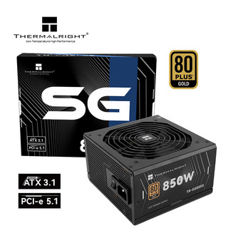 利民 额定850W TR-SG850S ATX3.1电源 金牌直出电源 PCIE5.1 全日系电解电容 电脑直出电源