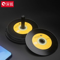 Deepfox 深狐 DVD-R/CD刻录盘/光碟/空白光盘车载音乐盘4.7G16速10片装