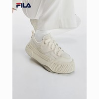 百亿补贴：FILA 斐乐 川行鞋FOSSO女鞋帆布鞋休闲鞋轻便板鞋运动鞋小白鞋厚底