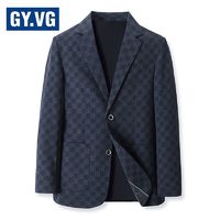 百亿补贴：GY.VG春秋季新款商务休闲西服男士小西装外套通勤正装男