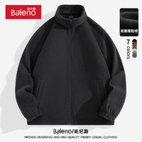 Baleno 班尼路 双面摇粒绒夹克男秋冬季保暖舒适百搭立领上衣服 2XL