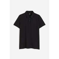 H&M HM男装Polo衫2024夏季薄款商务通勤风男士翻领短袖上衣0956343