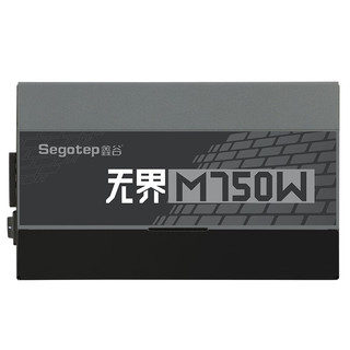 鑫谷（segotep）无界M750W金牌全模组电源（原生PCIE5.0/ATX3.1支持40显卡直插/压纹模组线台式电脑主机箱电源）