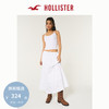 HOLLISTER24秋新款甜美刺绣加长款蛋糕半身裙 女 KI343-4197