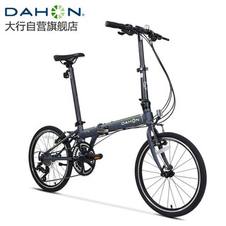 DAHON 大行 折叠自行车20英寸18速男女式公路折叠车KAC083 消光黑