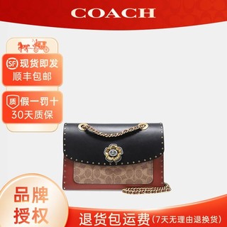 百亿补贴：COACH 蔻驰 轻奢 爆款山茶花时尚简约女士单肩斜挎包