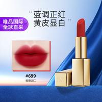 ESTEE LAUDER 雅诗兰黛 绝色由我绒雾小金管唇膏#699 颤栗正红