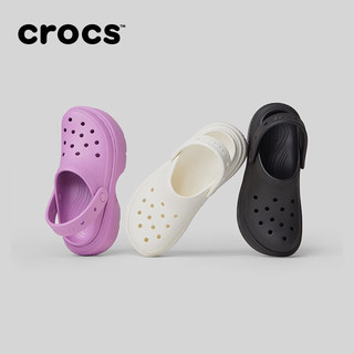 crocs 卡骆驰 刘雨昕同款雪屋洞洞鞋女鞋户外休闲鞋|209347 粉笔色-0WV 36/37(220mm)