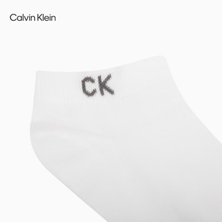 Calvin Klein Jeans24秋季男士简约ck字母提花舒适休闲运动袜子LS000118 100-月光白 1双 OS