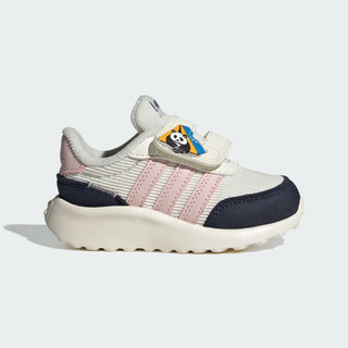 adidas PEMSLOU联名RUN 70s休闲魔术贴运动鞋婴童阿迪达斯轻运动 汉玉白/粉/传奇墨水蓝 25.5码