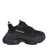 BALENCIAGA 巴黎世家 女款 Triple S网面拼接厚底老爹鞋