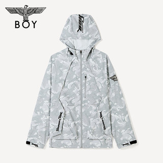 BOY LONDON秋24新品情侣款满印宽松户外运动连帽外套N23064