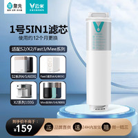 VIOMI 云米 净水器滤芯S2/Fast3/X2/Mee系列1号5in1复合、2号RO膜滤芯