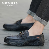 Burbupps 芭步仕 BAABUS 芭步仕 男士真皮商务休闲鞋