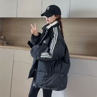 百亿补贴：LTIFONE 2024新款羽绒棉服女面包情侣棉衣立领韩版宽松冬季加厚棉袄外套潮