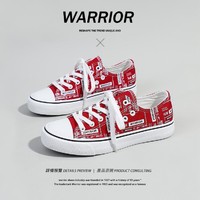 WARRIOR 回力 情侣秋季款女鞋经典简约百搭休闲帆布鞋