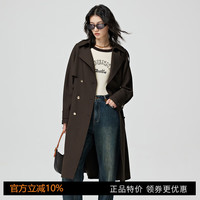 FUUNNY FEELLN 仿佛 女士休闲风衣外套 2024年秋季新款