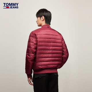 TOMMY JEANS【双面穿羽绒】24新款秋冬男装鸭绒按扣棒球领羽绒服外套03221