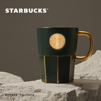 STARBUCKS 星巴克 女神铭牌马克杯 390ml 墨绿色