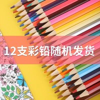 咔儿兔 彩色铅笔画画专用无木可擦彩铅画笔彩笔套装油性小学生专用美术生绘画彩铅24色36色儿童幼儿园画笔套装