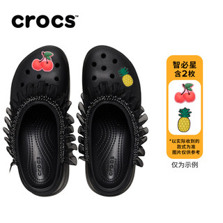 88VIP：crocs 卡骆驰 女士蕾丝人鱼鞋洞洞鞋 210689