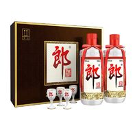 百亿补贴：LANGJIU 郎酒 郎牌郎酒 53度酱香型白酒 500ml*2瓶装