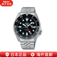 SEIKO 精工 自动机械手表 SEIKO 5 男士商务表 镂空设计 SBSC001 银色SBSC001