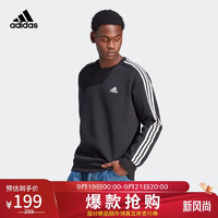 adidas 阿迪达斯 男子 运动系列M 3S FL SWT运动 卫衣IB4027 A/L码 黑色