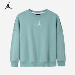 NIKE 耐克 童装男女童卫衣套头JORDAN春秋儿童上衣 海蓝 150(M)