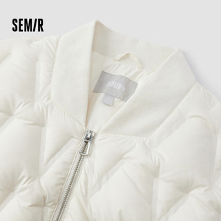 Semir 森马 轻松羽绒|羽绒服女棒球领休闲时尚冬季宽松轻薄外套