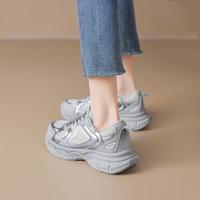 【厚底增高】百搭运动休闲鞋女老爹鞋女2024秋季鞋子女鞋
