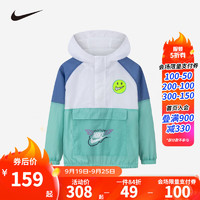 NIKE 耐克 儿童笑脸印花外套小婴童 蓝紫色 130/64(7)