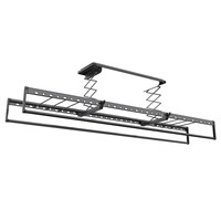 好太太晾衣架电动隐形遥控升降阳台智能自动曲屏家用薄晒衣架衣杆