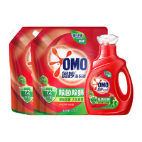 88VIP：OMO 奥妙 除菌除螨酵素洗衣液950g+壶嘴袋装洗衣液3KG*2补充装