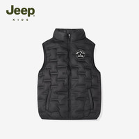 Jeep吉普童装儿童户外休闲外套2024秋季新款中大童羽绒马甲