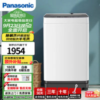 Panasonic 松下 10公斤波轮洗衣机全自动大容量抗菌除螨洗羽绒洗桶自洁 Q17CR