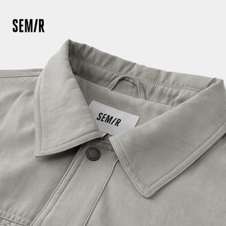 森马（Semir）[商场同款]夹克男2024秋季新款潮流复古工装风外套质感仿麂皮