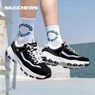 SKECHERS 斯凯奇 D'LITES系列 I-Conik 男子休闲运动鞋 8790091/BKW 黑色/白色 42