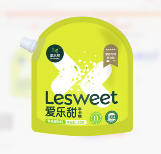 Lesweet 爱乐甜 零卡糖代糖赤藓糖醇甜菊糖无糖0糖0卡0脂肪100g