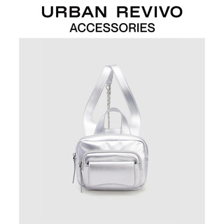 URBAN REVIVO 2024冬季新款女士小众设计双肩背包UAYB40003