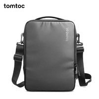 tomtoc 苹果电脑背包男macbookpro14/16英寸手提单肩笔记本电脑内胆包 曜石黑 16英寸