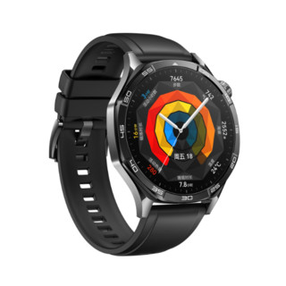 HUAWEI 华为 WATCH GT5 智能手表 46mm 幻夜黑 氟橡胶表带