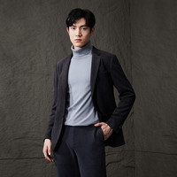 利郎灯芯绒休闲西服男外套修身秋季简约商务男士西装上衣 深灰(23QDX931SA) 165/80A